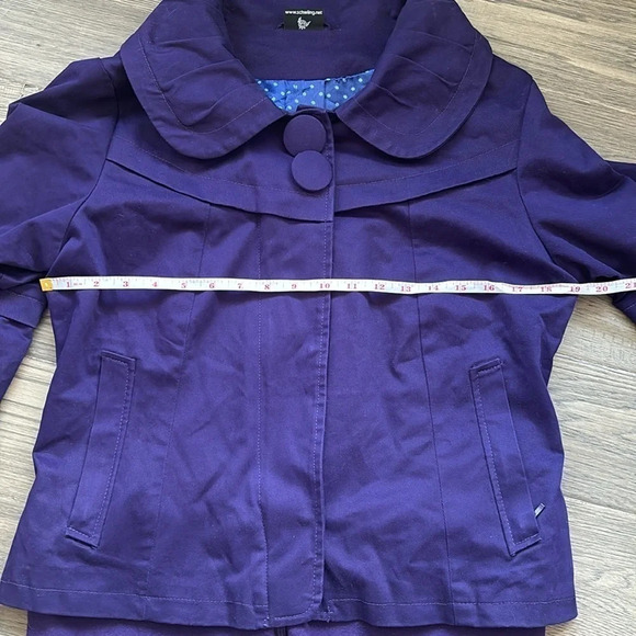 🔥Schwiing🔥 | Purple double  layer jacket with collar - Picture 6 of 15